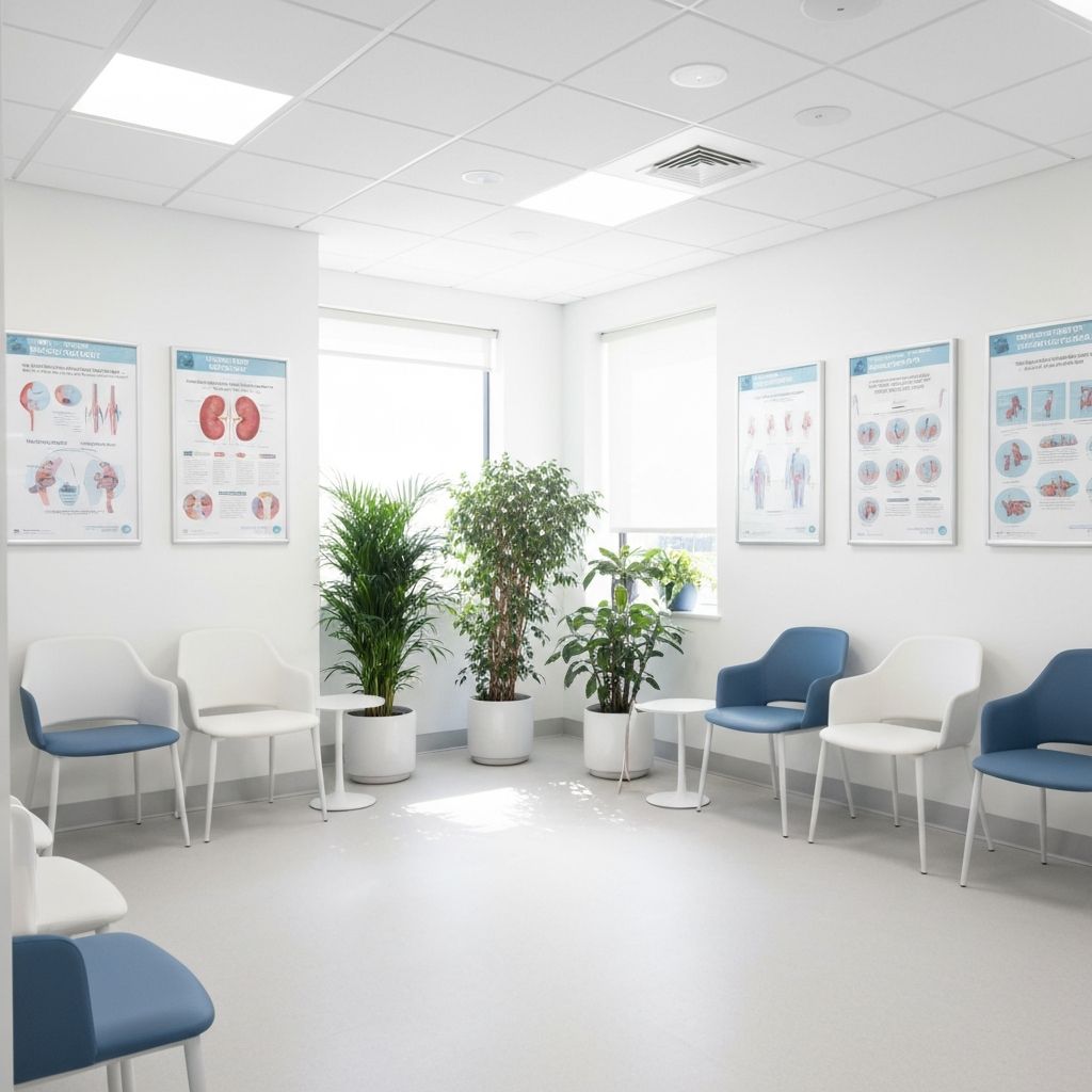 Q-kidneys clinic waiting area in North Lakes
